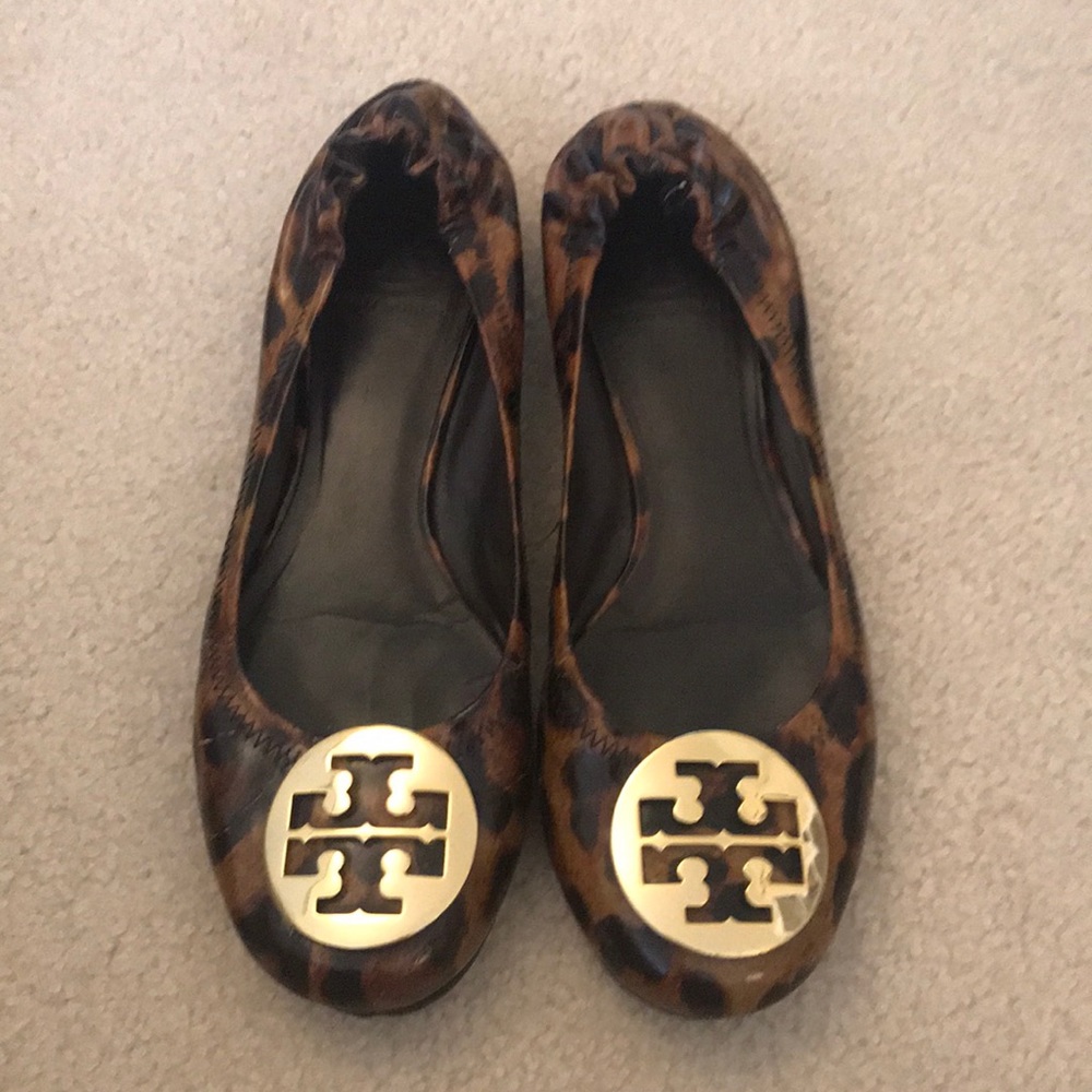 Tory Burch Leopard Print Flats